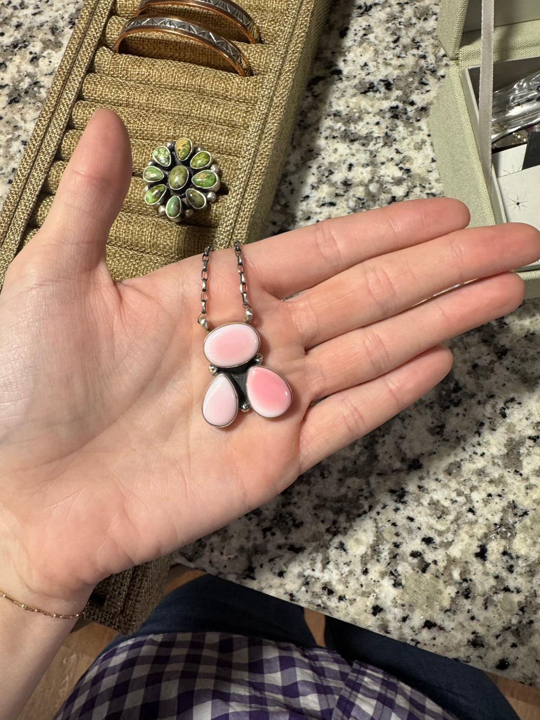 Pink Conch Necklace